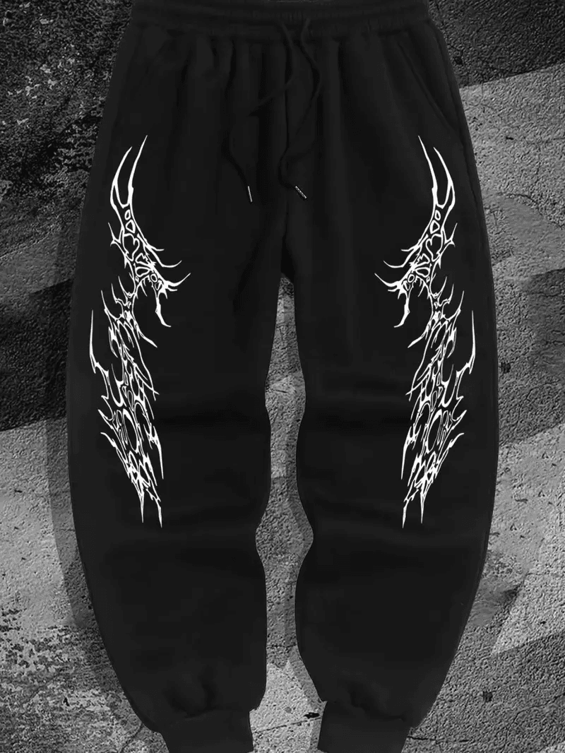 Spodnie dresowe w stylu gotyckim